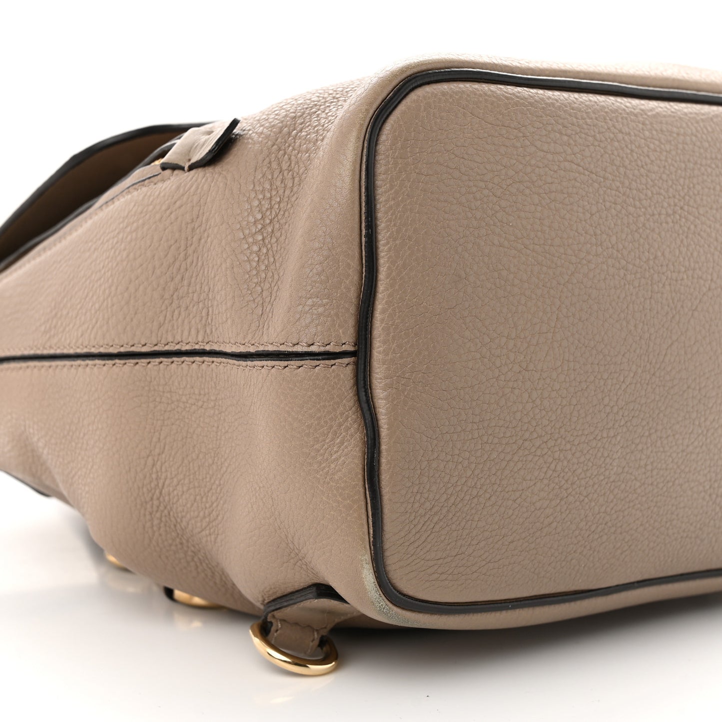 Suede Calfskin Medium Faye Backpack Motty Grey