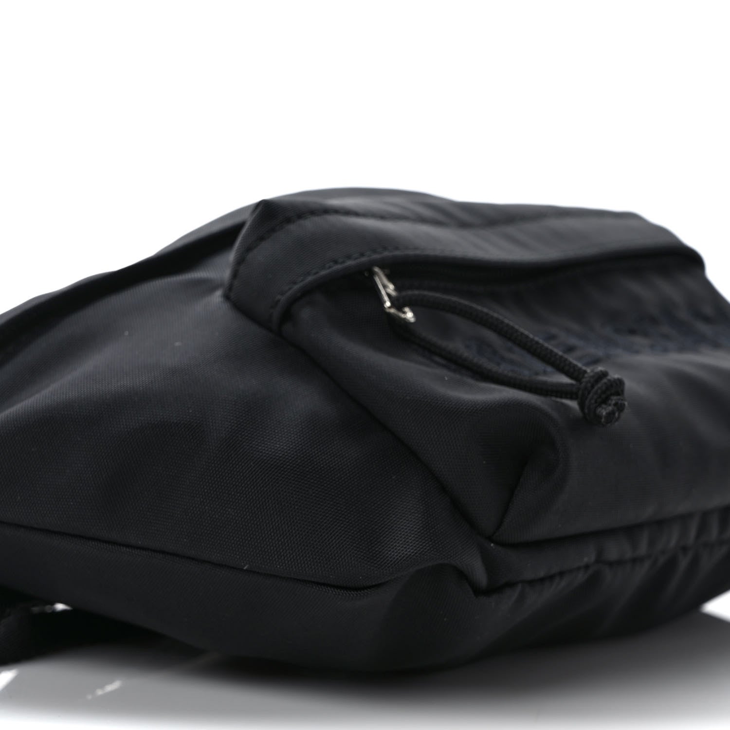 Balenciaga Textured Sport Nylon Logo Embroidered Wheel Beltpack Black 8 of 9