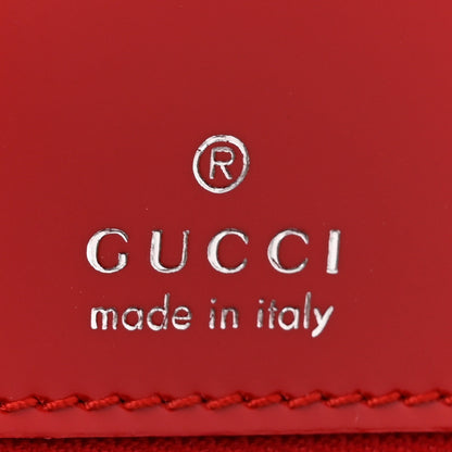 Gucci Master Lux Calfskin Horsebit Slim Shoulder Bag Beret Red 6 of 15