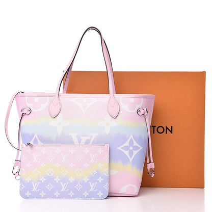 Louis Vuitton Monogram Escale Neverfull MM Pastel 12 of 12