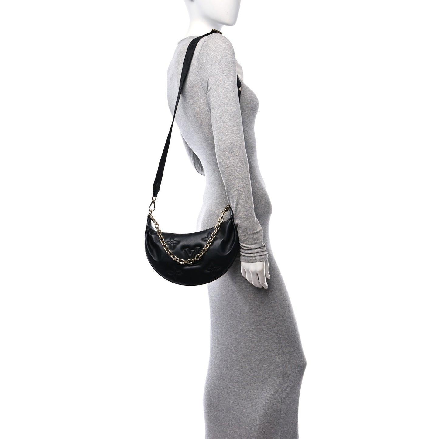 Calfskin Bubblegram Over The Moon Black