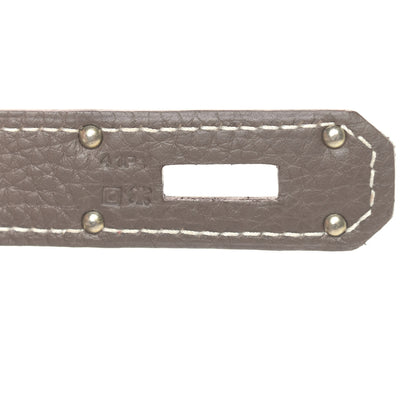 Hermes Taurillon Clemence Jypsiere 34 Etoupe 7 of 13