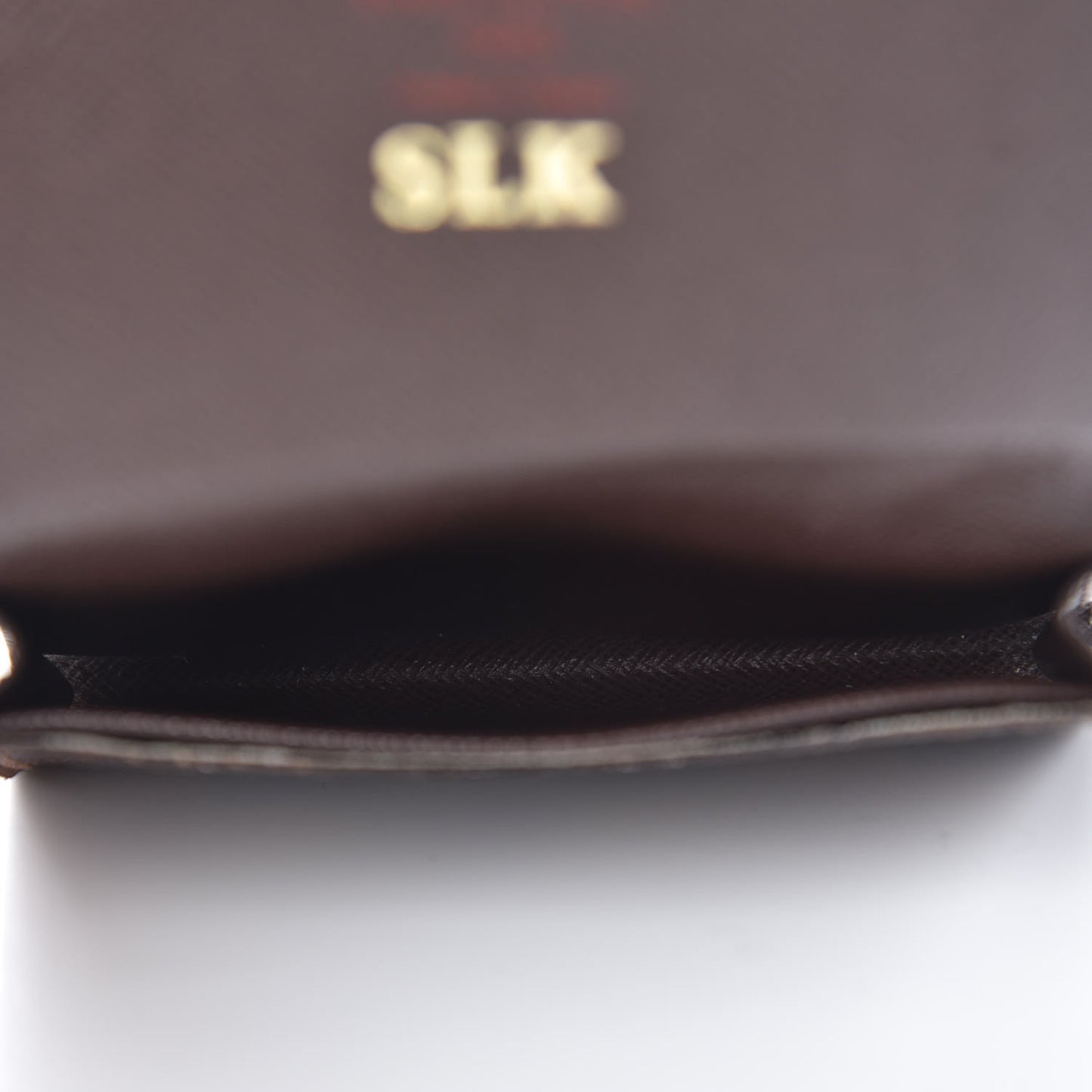 Damier Ebene Business Card Holder