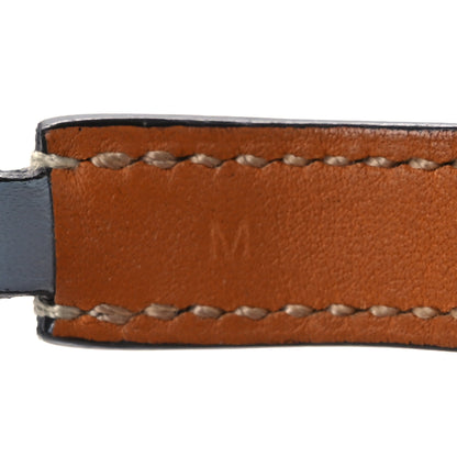Hermes Swift Rivale Double Tour Bracelet M Bleu Lin 5 of 7