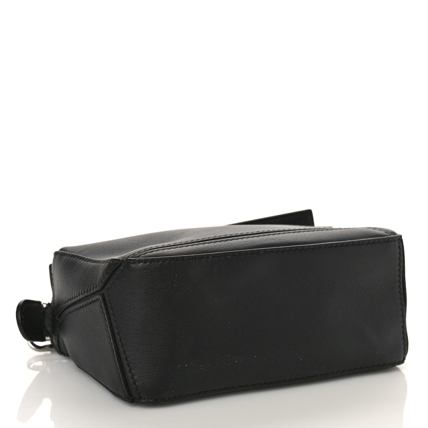 Calfskin Mini Puzzle Bag Black