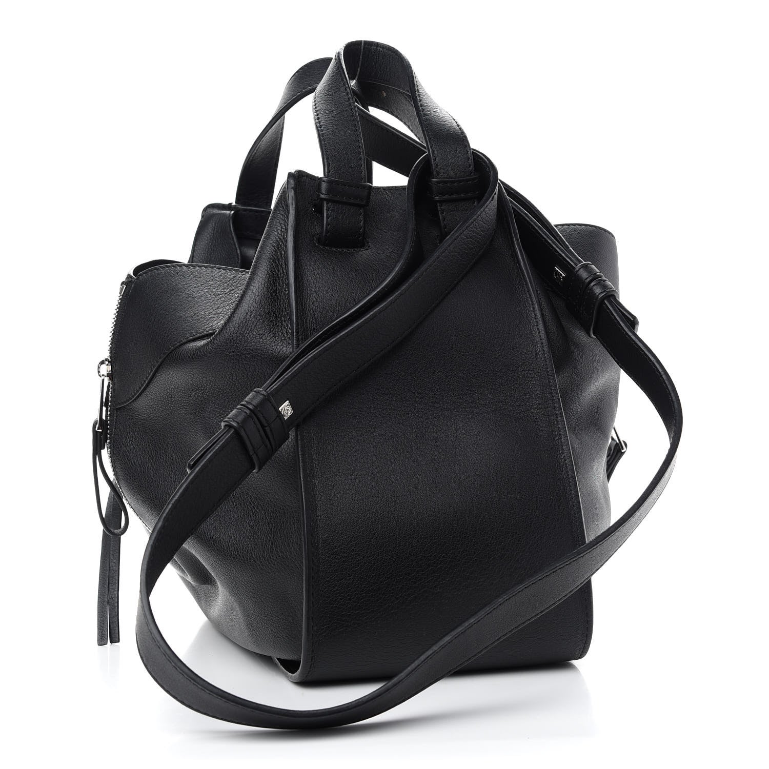 Loewe Calfskin Small Hammock Shoulder Bag Black 2 of 9