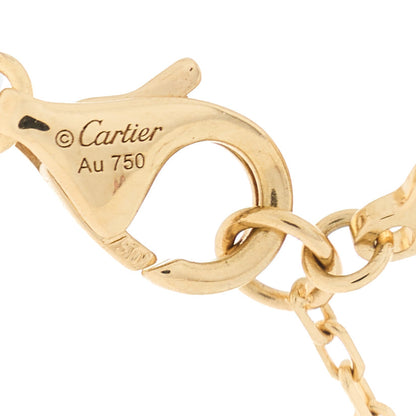 Cartier 18K Yellow Gold Diamond LM D'Amour Pendant Necklace 4 of 4