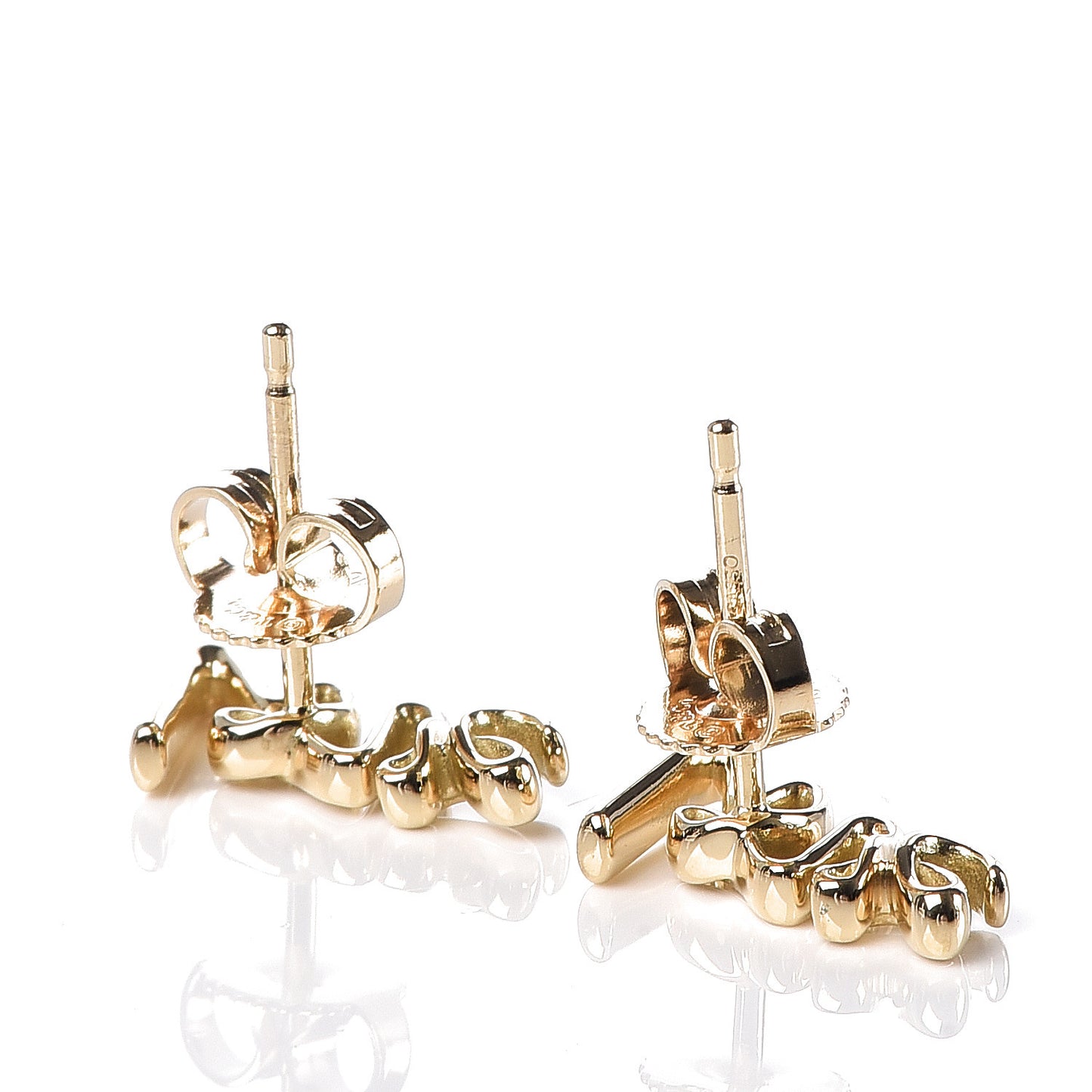 18K Yellow Gold Paloma's Graffiti Love Earrings