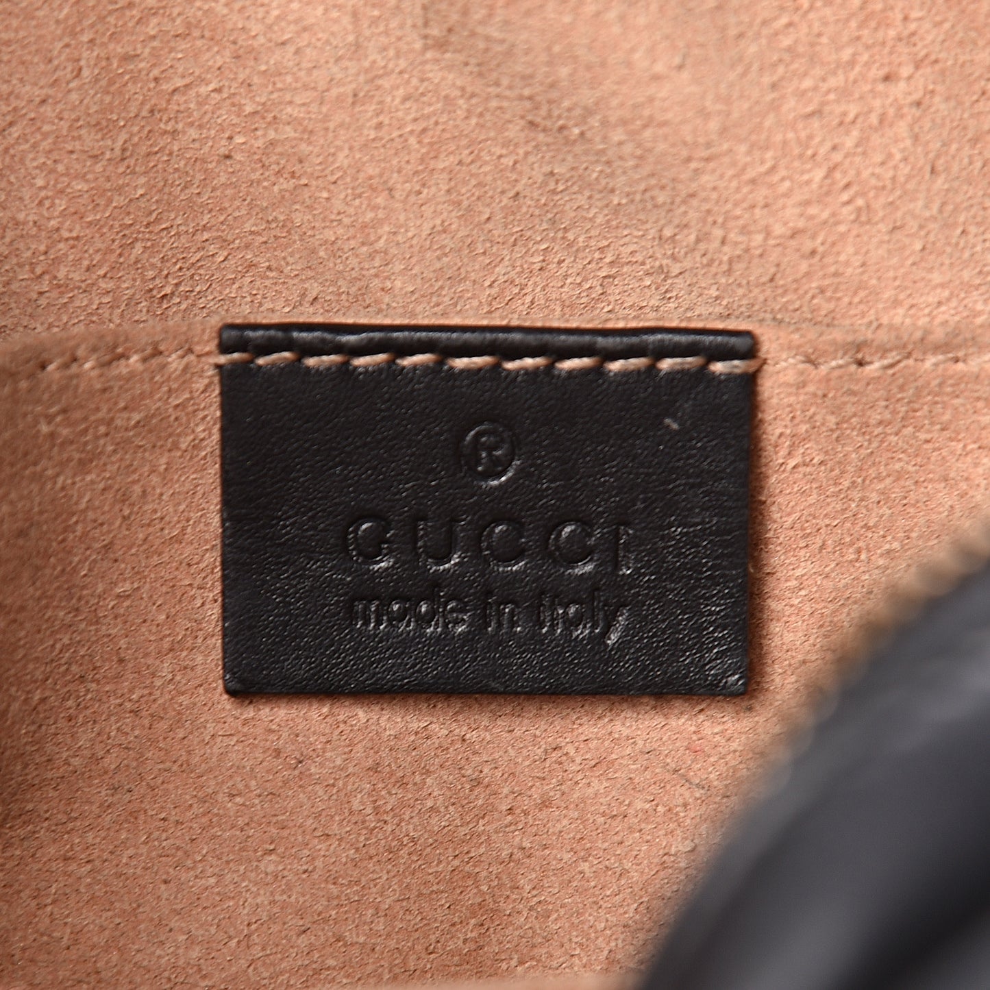 Calfskin Matelasse GG Marmont Belt Bag 85 34 Black