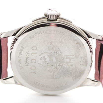 Gucci Stainless Steel Calfskin 27mm G-Timeless Quartz Watch Pink 5 of 6