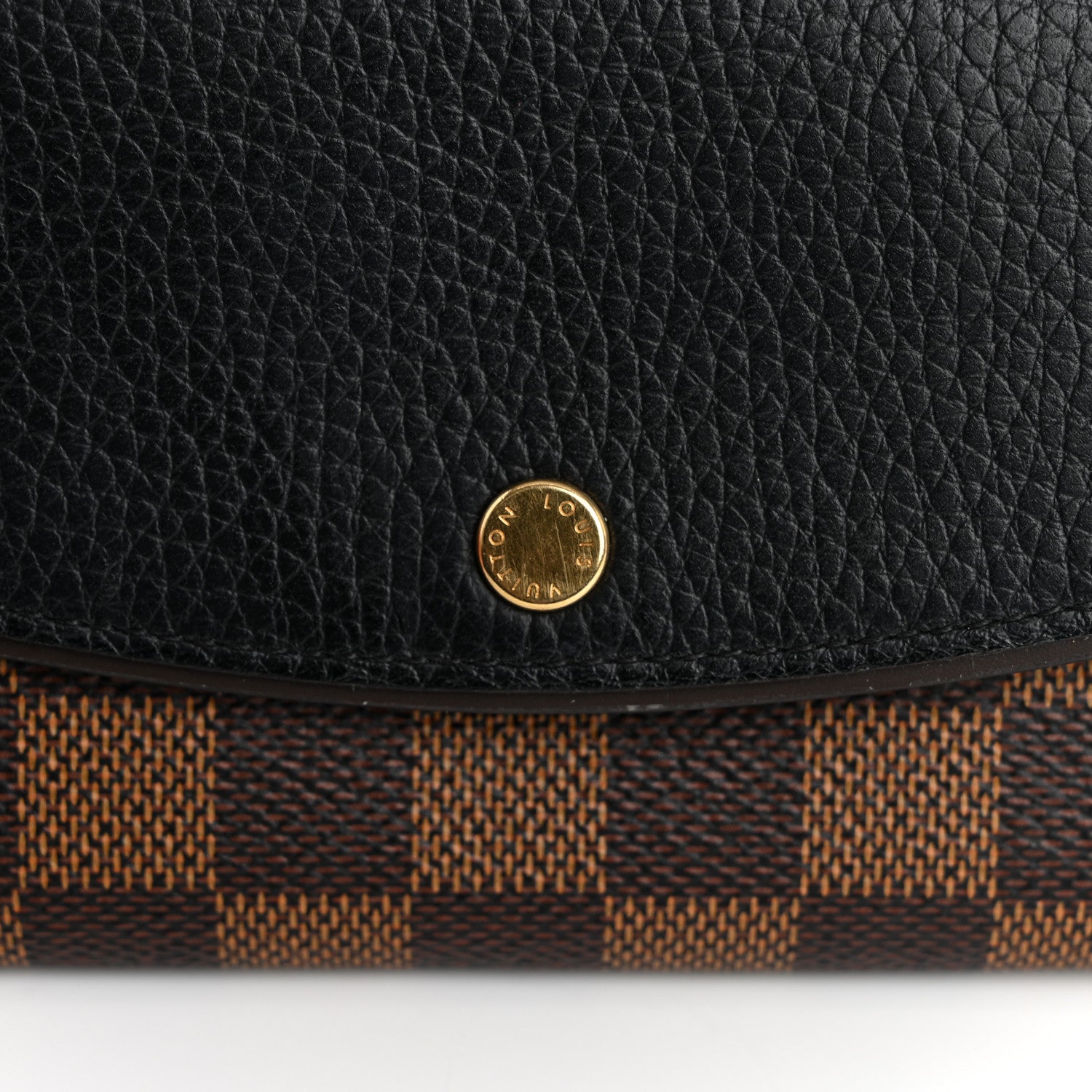 Louis Vuitton Damier Ebene Normandy Wallet Black 9 of 13