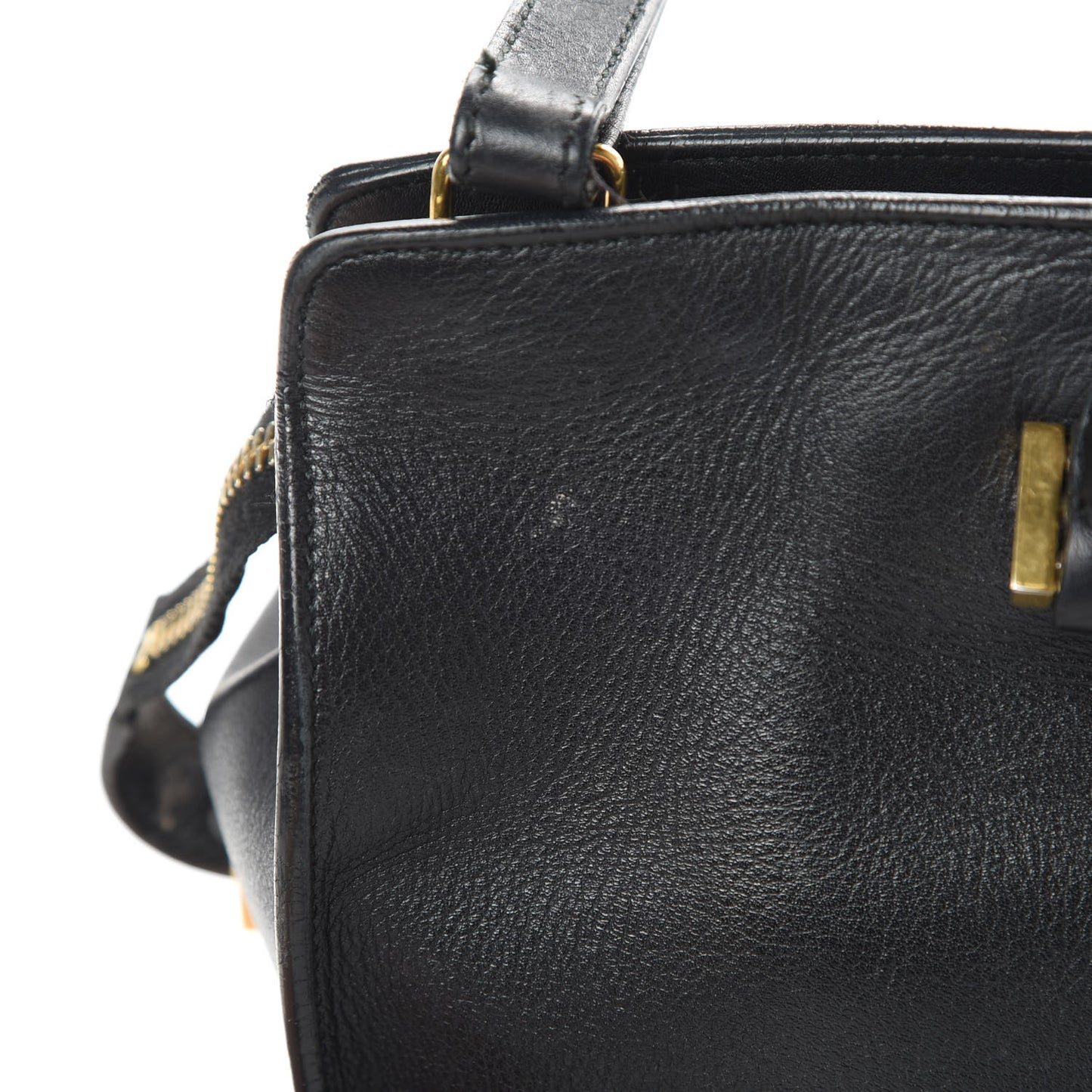 Calfskin Small Classic Y Cabas Black