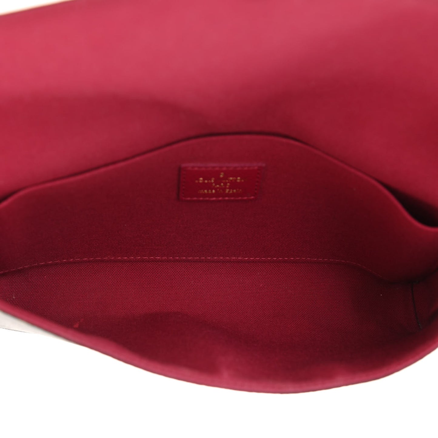 Monogram Pochette Felicie Chain Wallet Fuchsia