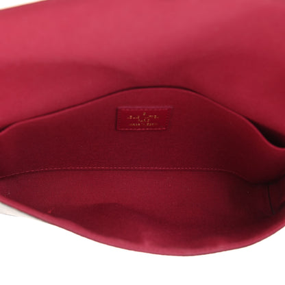 Louis Vuitton Monogram Pochette Felicie Chain Wallet Fuchsia 6 of 11