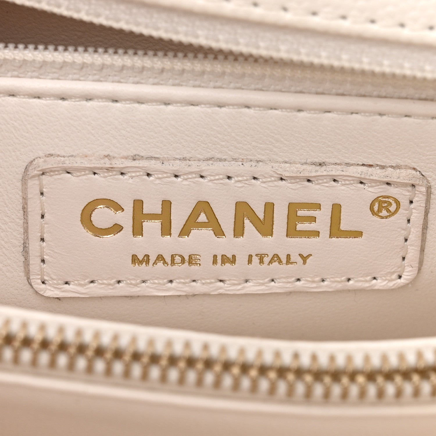 Chanel Caviar Quilted Small Coco Handle Flap White 6 of 11