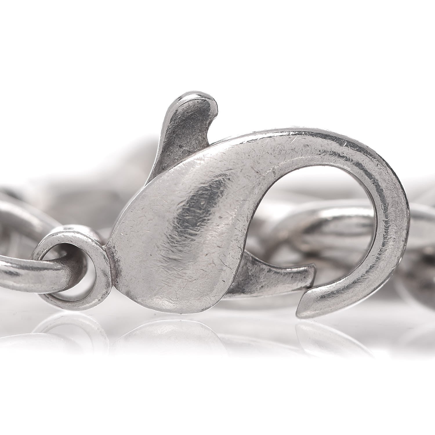 Tiffany Sterling Silver Round Tag Charm Bracelet 4 of 5
