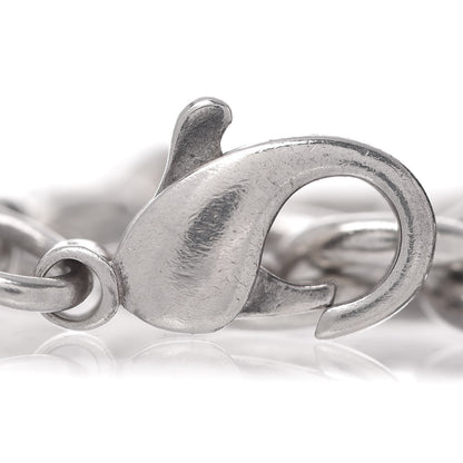Tiffany Sterling Silver Round Tag Charm Bracelet 4 of 5