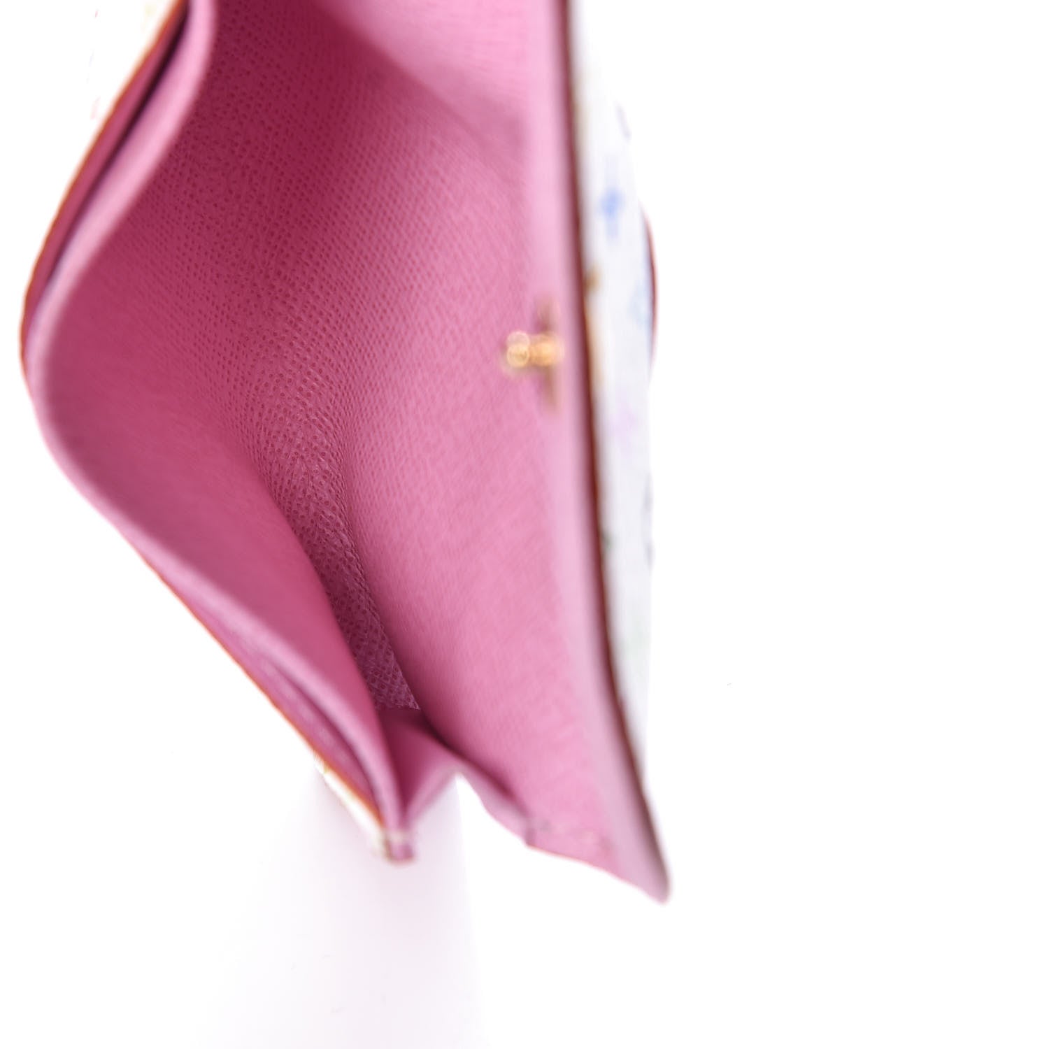 Louis Vuitton Monogram Multicolor Business Card Holder White Litchi 6 of 7