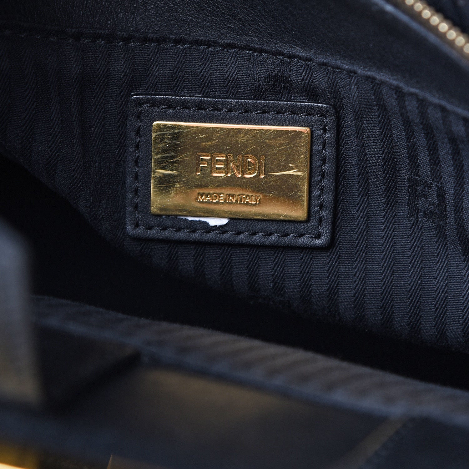 Fendi Vitello Elite Regular 2Jours Tote Black 5 of 11