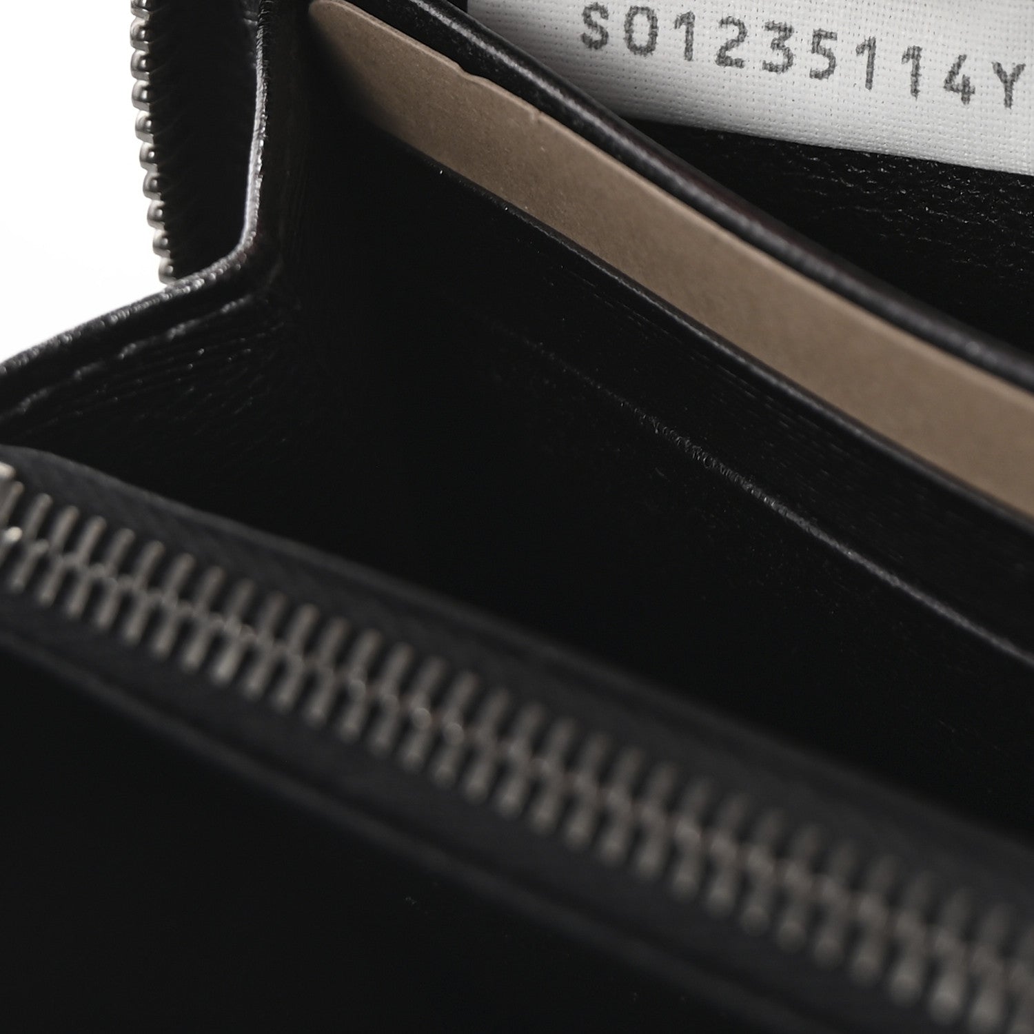Bottega Veneta Metallic Nappa Intrecciato Zip Around Wallet Black 7 of 8