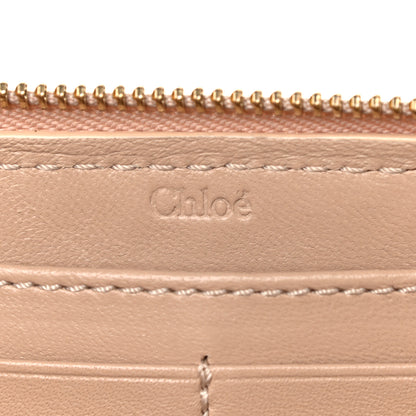 Chloe Grained Calfskin Marcie Long Zip Around Wallet Clay 6 of 14