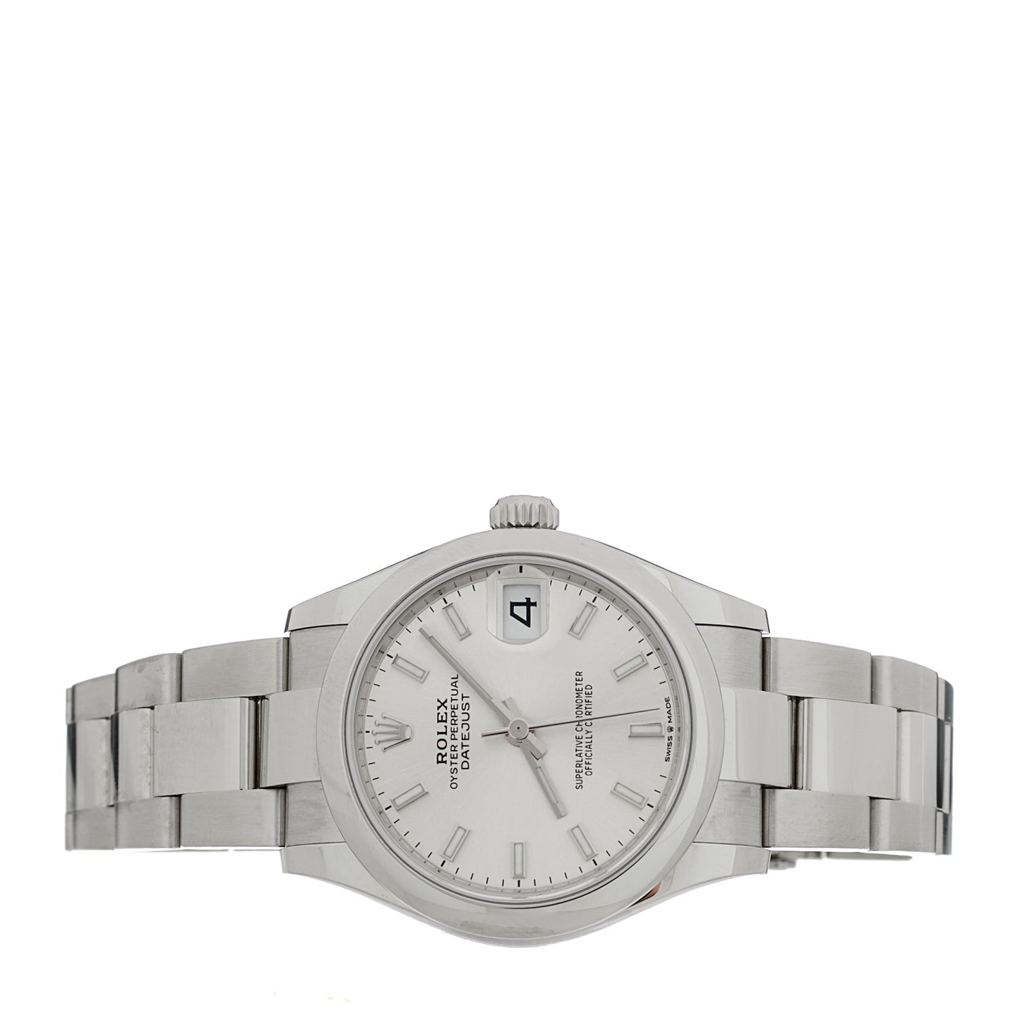 Stainless Steel 31mm Oyster Perpetual Datejust Watch Silver 278240