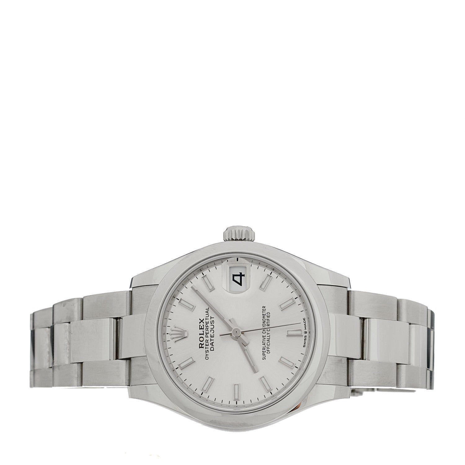 Rolex Stainless Steel 31mm Oyster Perpetual Datejust Watch Silver 278240 2 of 5