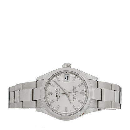 Rolex Stainless Steel 31mm Oyster Perpetual Datejust Watch Silver 278240 2 of 5