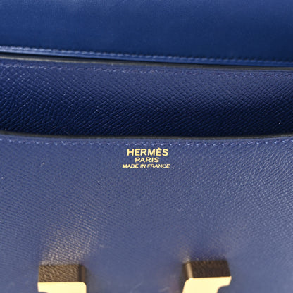 Hermes Epsom Constance 24 Bleu Saphir 6 of 13