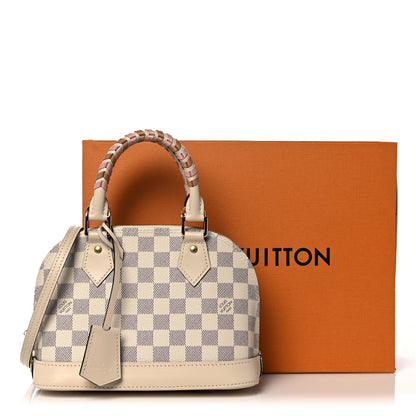 Louis Vuitton Damier Azur Braided Alma BB 8 of 8