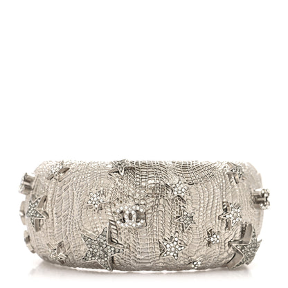 Chanel Crystal Star CC Cuff Silver 1 of 4