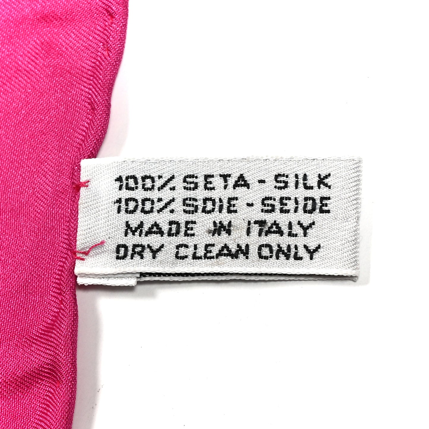 Silk Floral CC Square Scarf Pink Multicolor