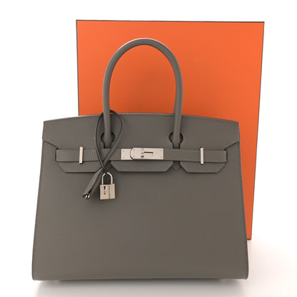 Hermes Epsom Birkin Sellier 30 Gris Meyer 12 of 12