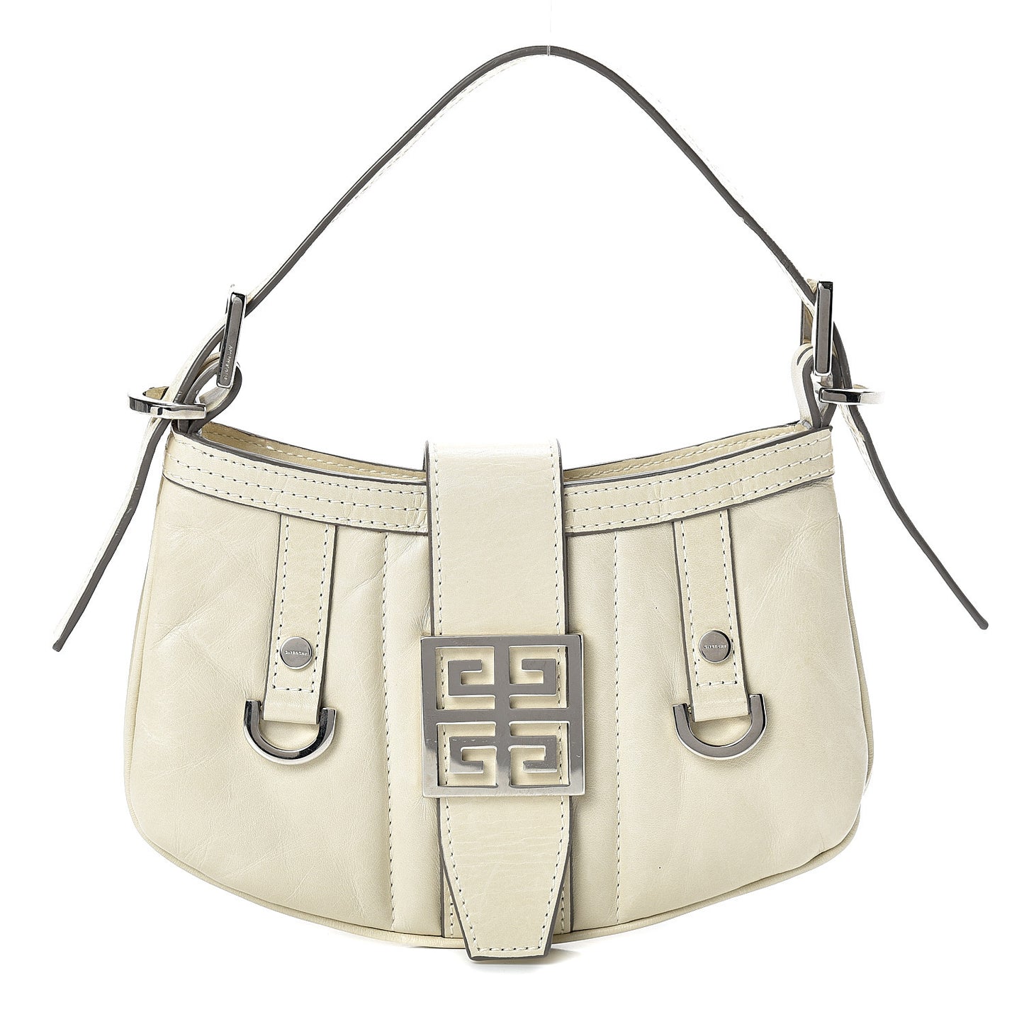 Lambskin Shoulder Bag Ivory