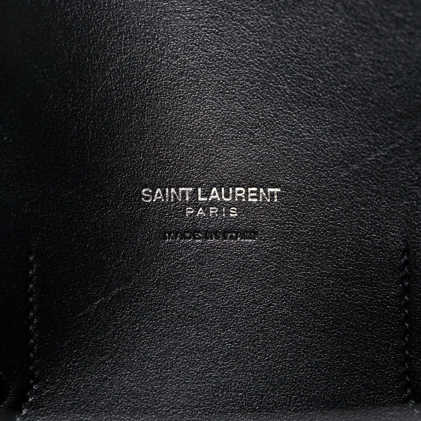Grained Calfskin Topstitch Small Sac De Jour Black Porcelain