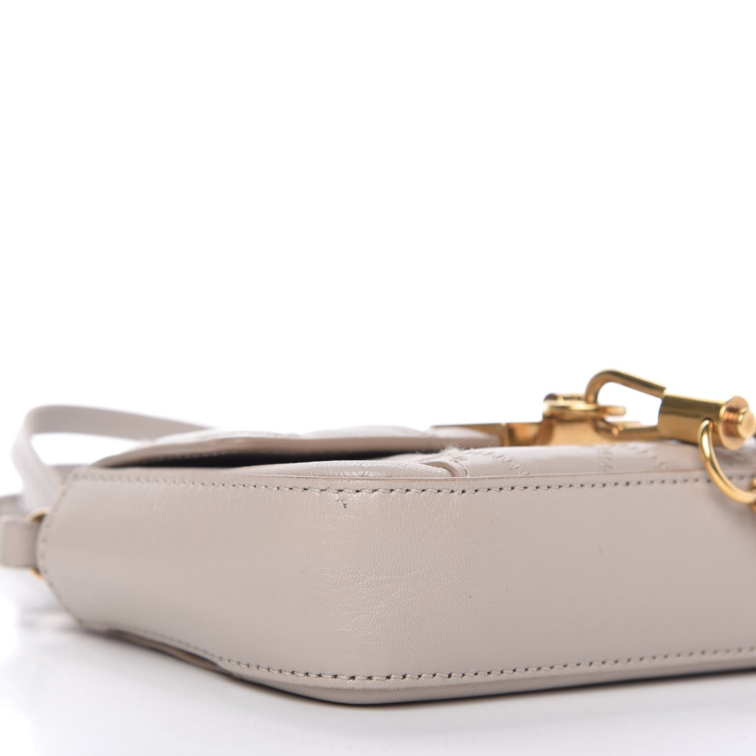 Givenchy Goatskin Quilted GV3 Mini Pocket Convertible Bag Natural 6 of 10