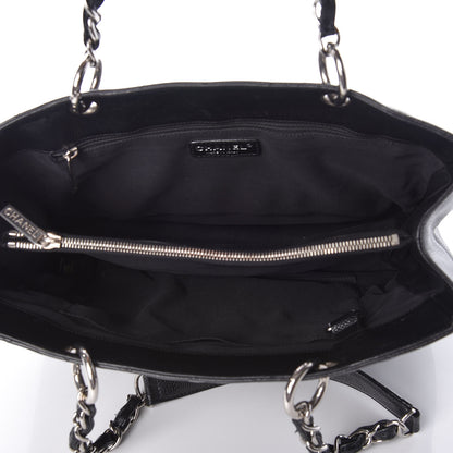 Chanel Caviar Quilted Grand Shopping Tote GST Black 7 of 9