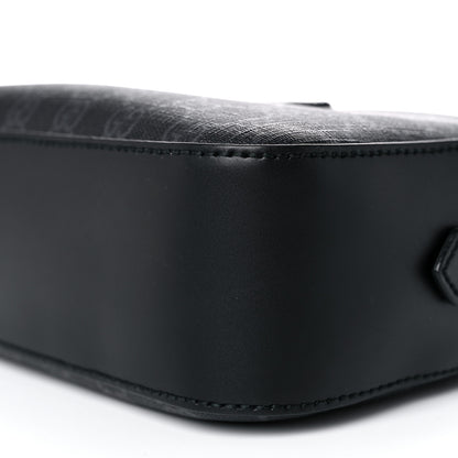 Gucci GG Supreme Monogram Web Shoulder Bag Black Grey 11 of 13