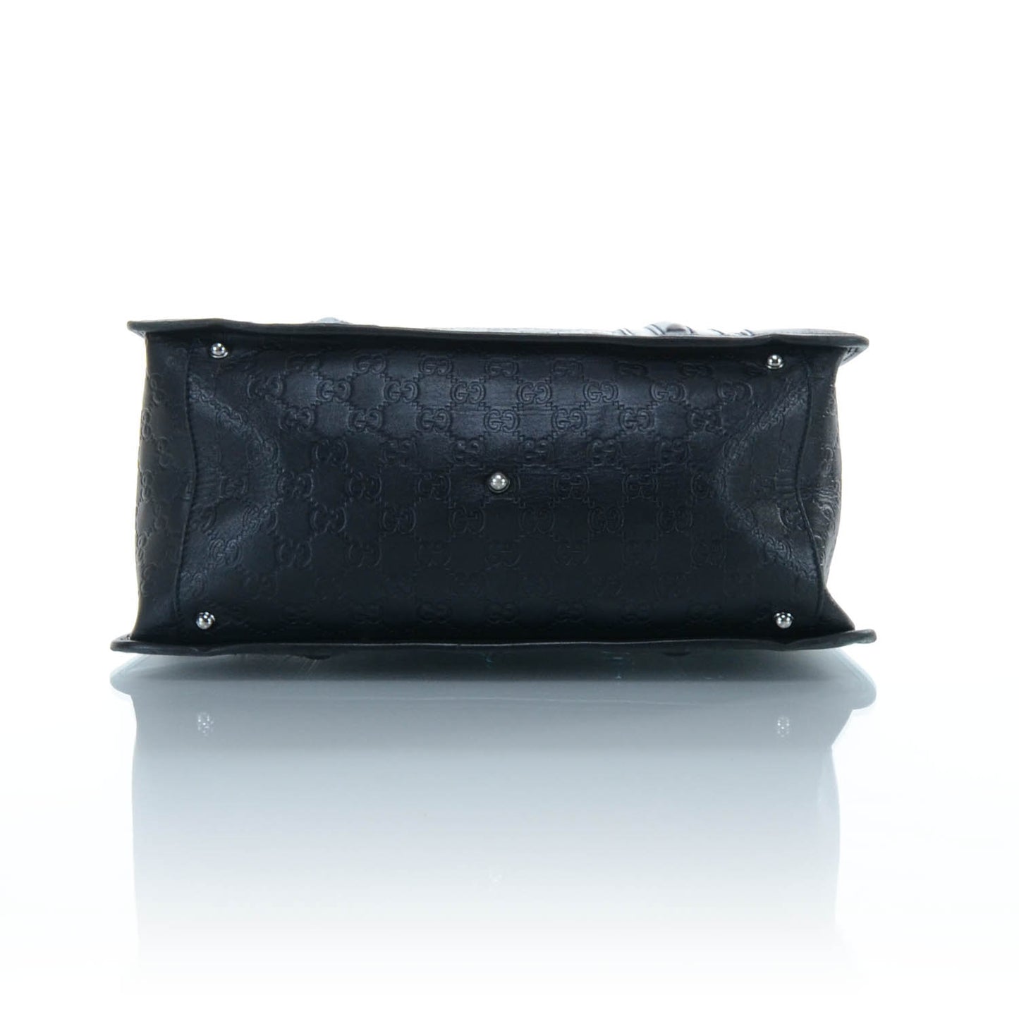 Guccissima Leather Large Tote Black