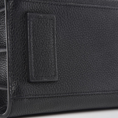Saint Laurent Grained Calfskin Baby Sac De Jour Souple Black 8 of 8