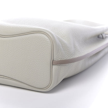 Hermes Taurillon Clemence So Kelly 22 Gris Perle 9 of 10