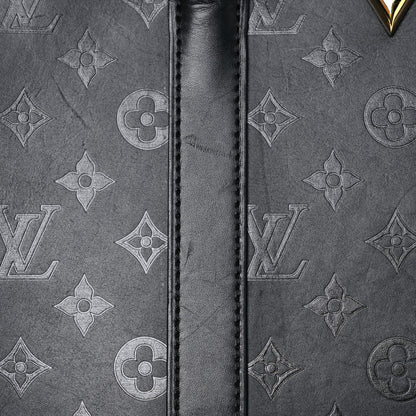 Louis Vuitton Monogram Cuir Plume Very Tote MM Black 42 of 55