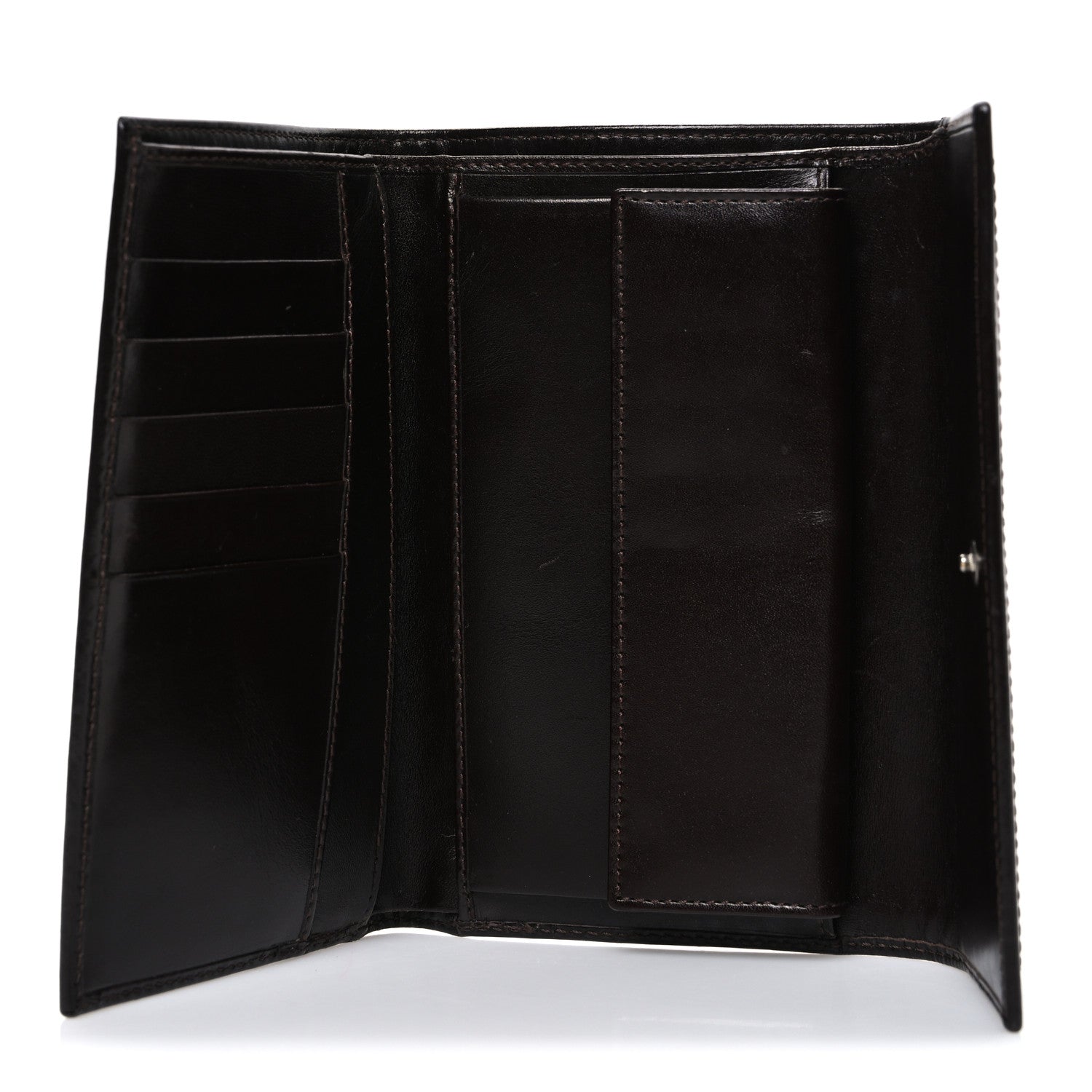 Fendi Zucca Compact Long Wallet Tobacco 5 of 6