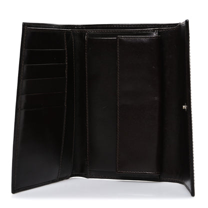 Fendi Zucca Compact Long Wallet Tobacco 5 of 6