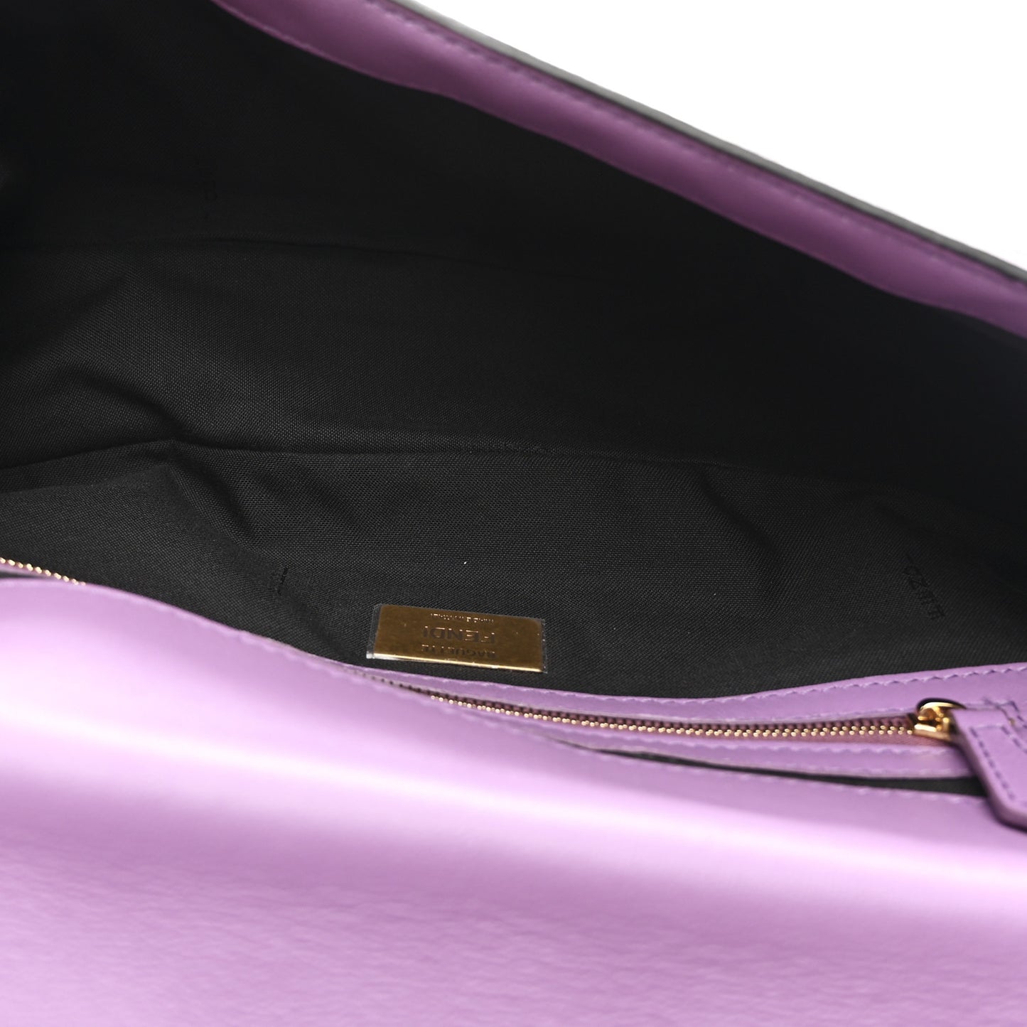 Nappa FF 1974 Embossed Baguette Agapanto