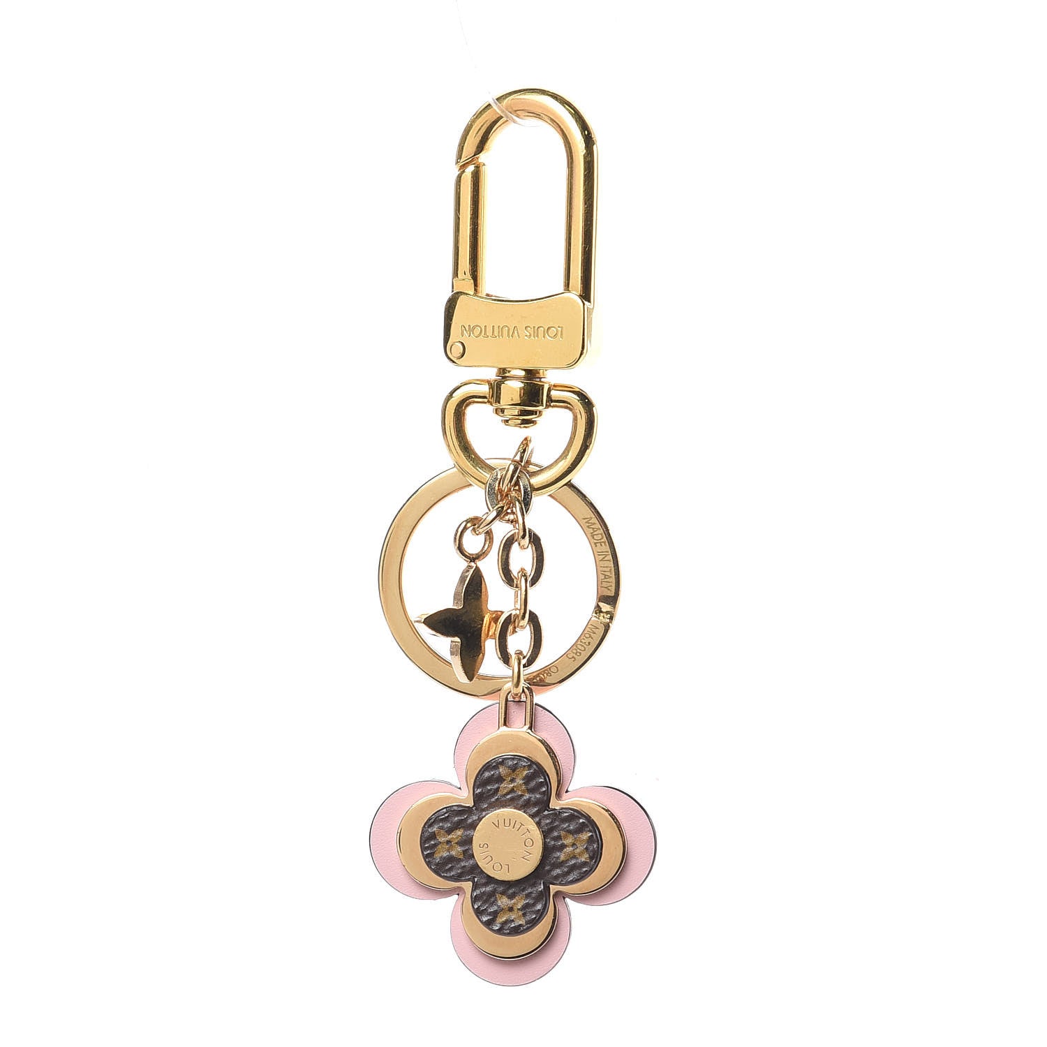 Louis Vuitton Monogram Blooming Flowers BB Bag Charm Key Holder Pink 1 of 3