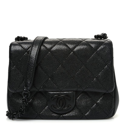 Chanel Caviar Quilted Incognito Mini Square Flap Black 1 of 11
