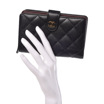 Chanel Caviar Quilted Zipped Pocket Wallet Black 2 of 10