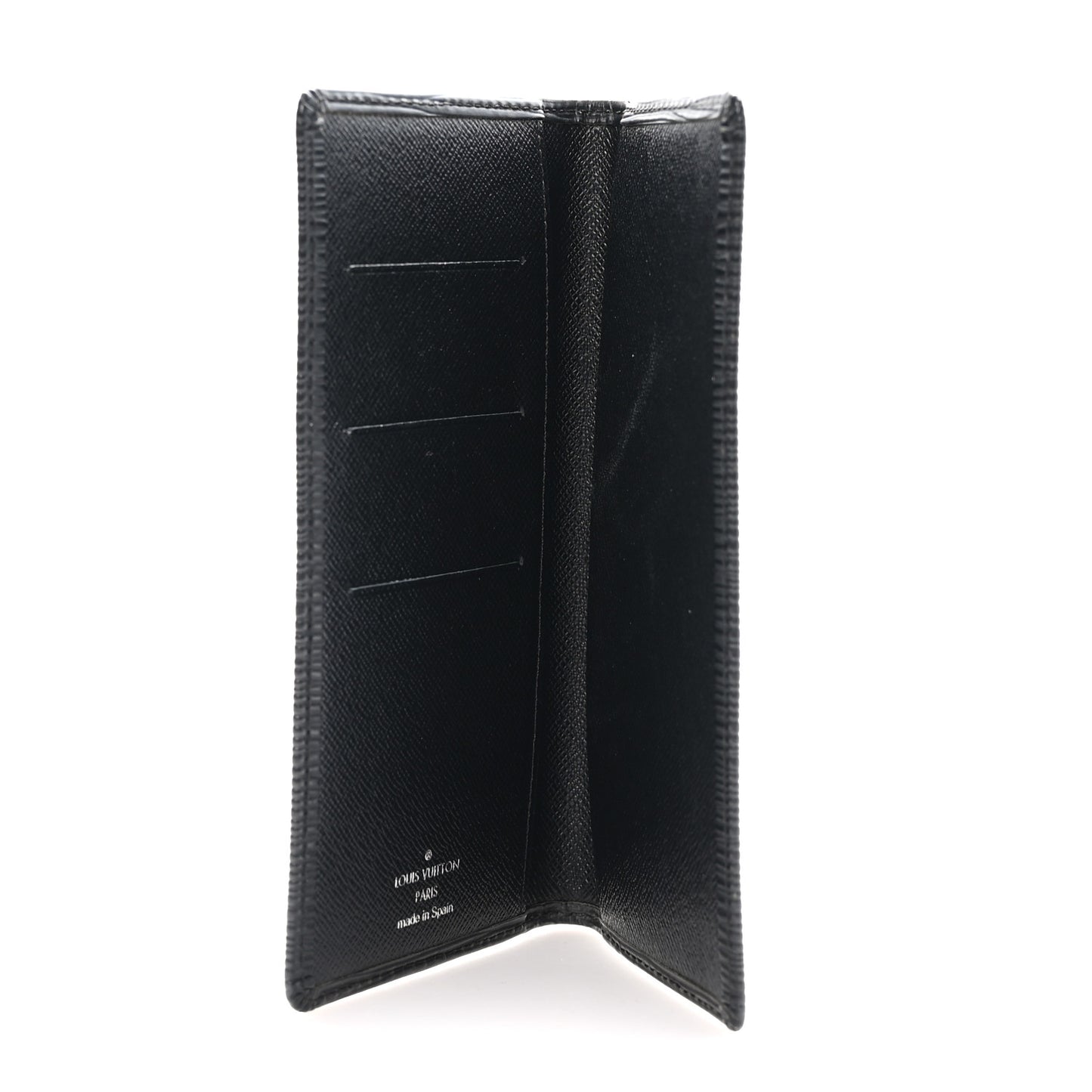 Epi Checkbook Organizer Wallet Black