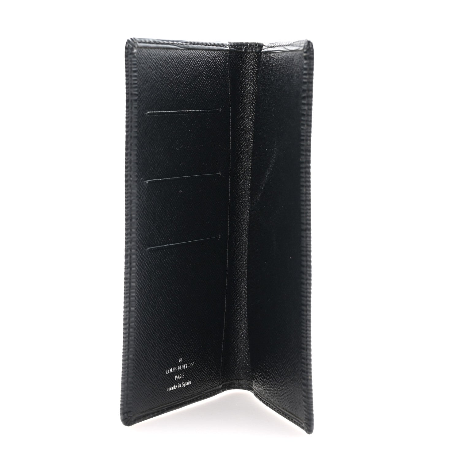 Louis Vuitton Epi Checkbook Organizer Wallet Black 5 of 7